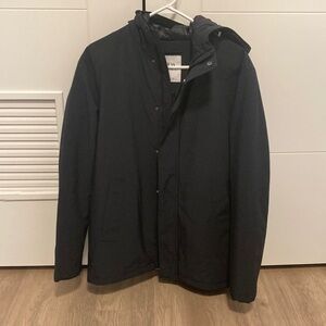 Zara Navy blue hooded Essential